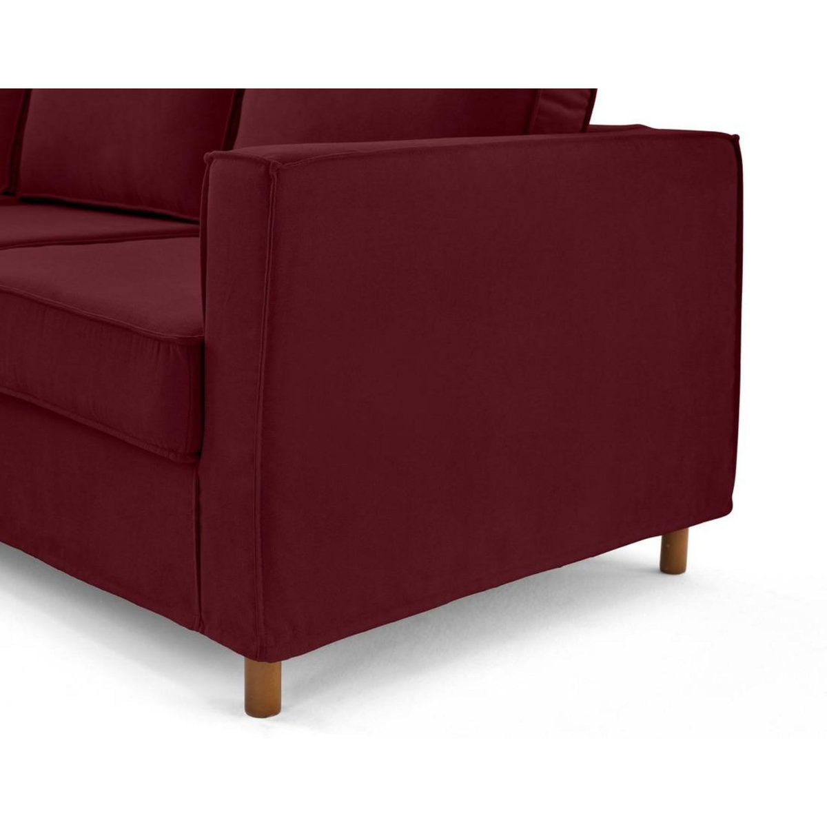 LISA DESIGN Jake - canapé déhoussable d'angle gauche 5 places en tissu