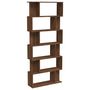 Voir la diapositive 2 : VIDAXL Bibliotheque/Cloison Chene marron 80x24x192cm Bois d'ingenierie