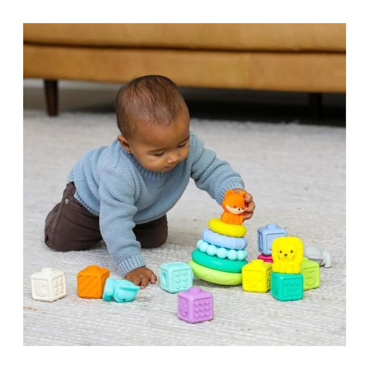 INFANTINO Coffret de 20 pieces sensorielles - INFANTINO - 315222 - Empilables