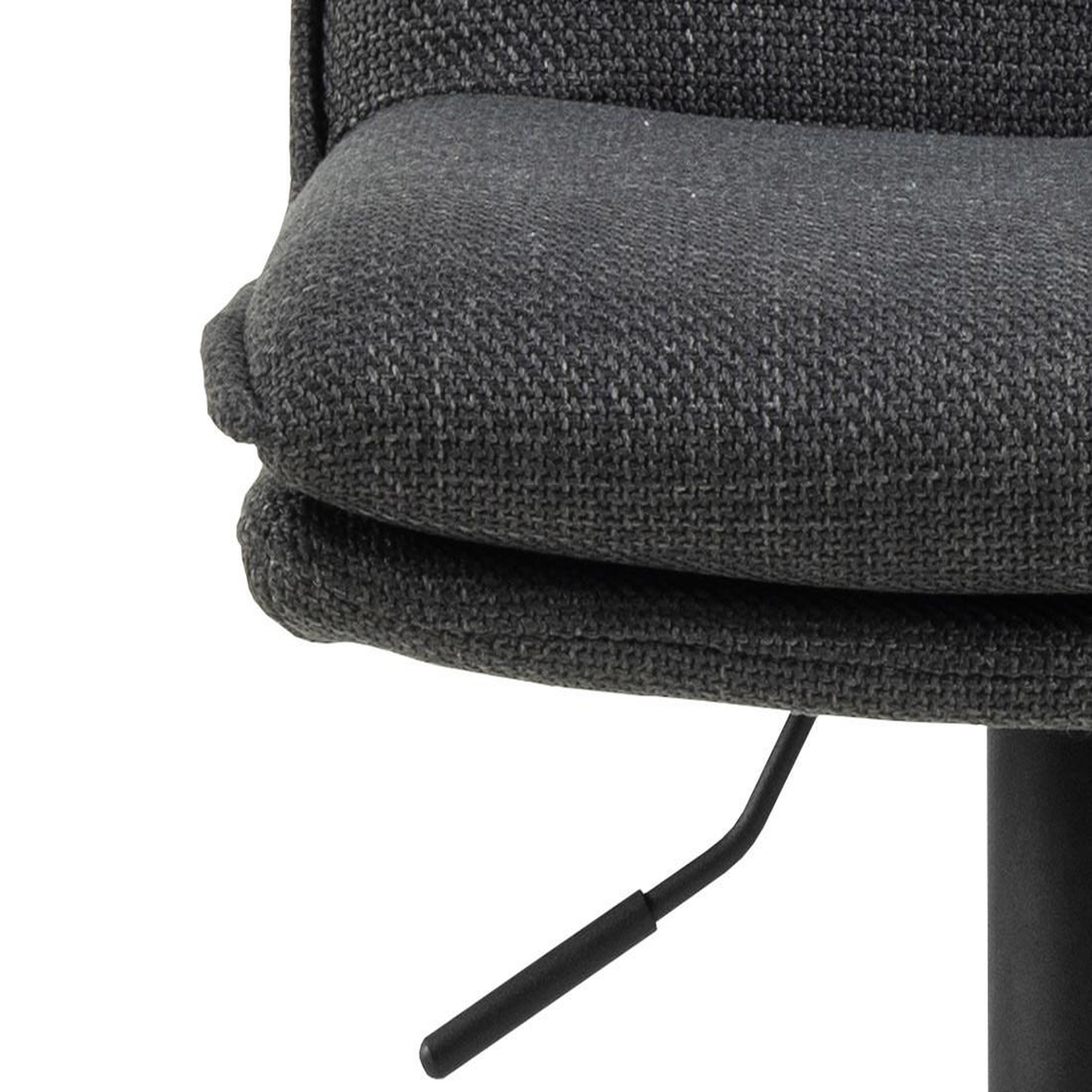 Voir la diapositive 6 : LISA DESIGN Alora - lot de 2 tabourets - ajustables et pivotants - en tissu