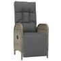 Voir la diapositive 5 : VIDAXL Chaises inclinables de jardin lot de 2 et table resine tressee