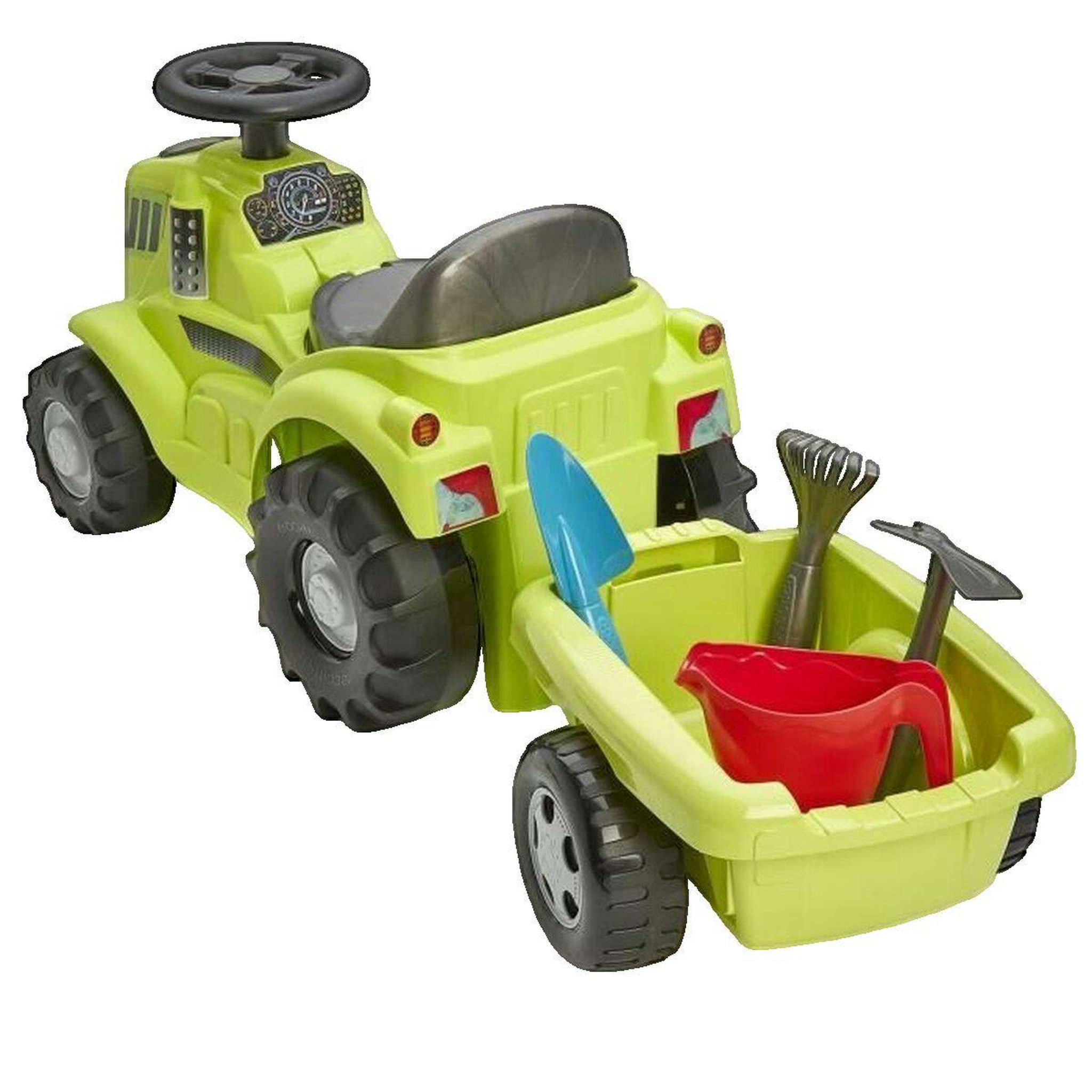 Voir la diapositive 3 : Ecoiffier Tracteur porteur avec remorque Ecoiffier vert
