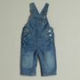 Voir la diapositive 1 : Salopette denim garçon