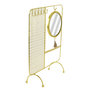 Voir la diapositive 3 : The Home Deco Factory Porte bijoux miroir en métal - Doré