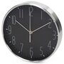 Perel Perel Horloge murale 25 cm Noir et argente