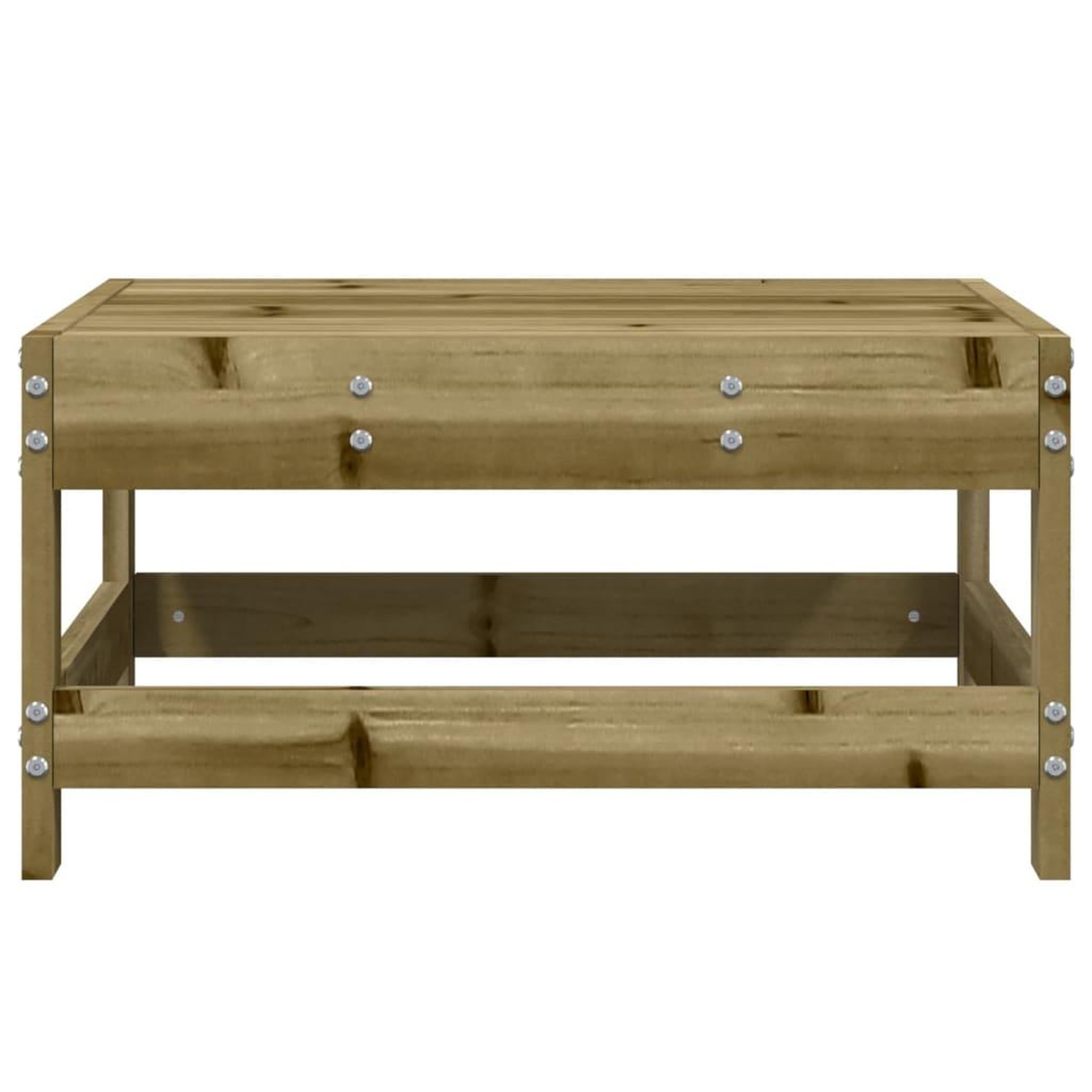 Voir la diapositive 3 : VIDAXL Repose-pied de jardin bois de pin impregne