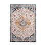 Voir la diapositive 1 : Paris Prix Tapis Oriental Effet Usé  Anouk  Blanc & Bleu