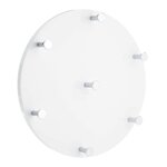 Paris Prix Patère Murale Ronde  Kely  35cm Blanc