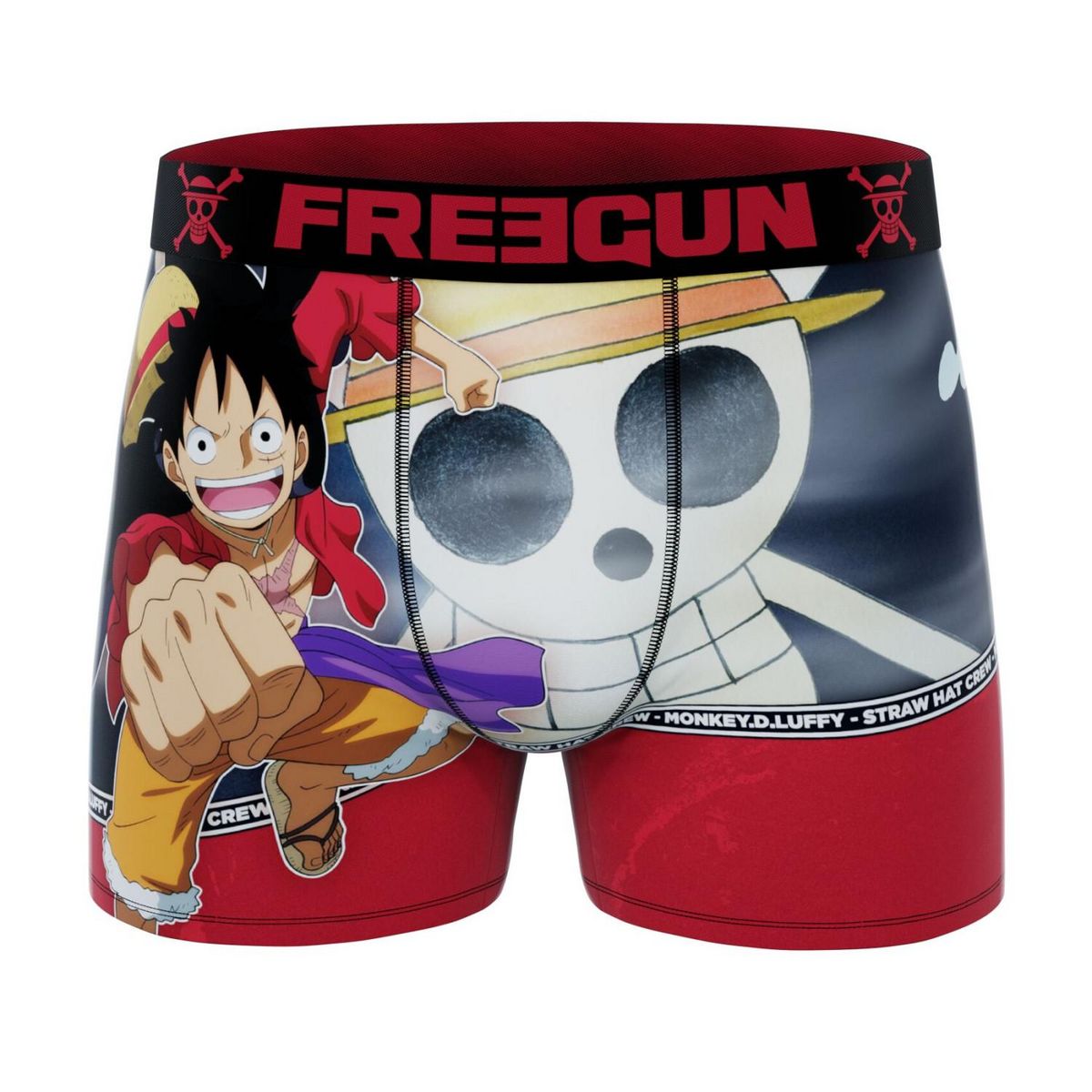 FREEGUN Lot de 5 boxers enfant One Piece