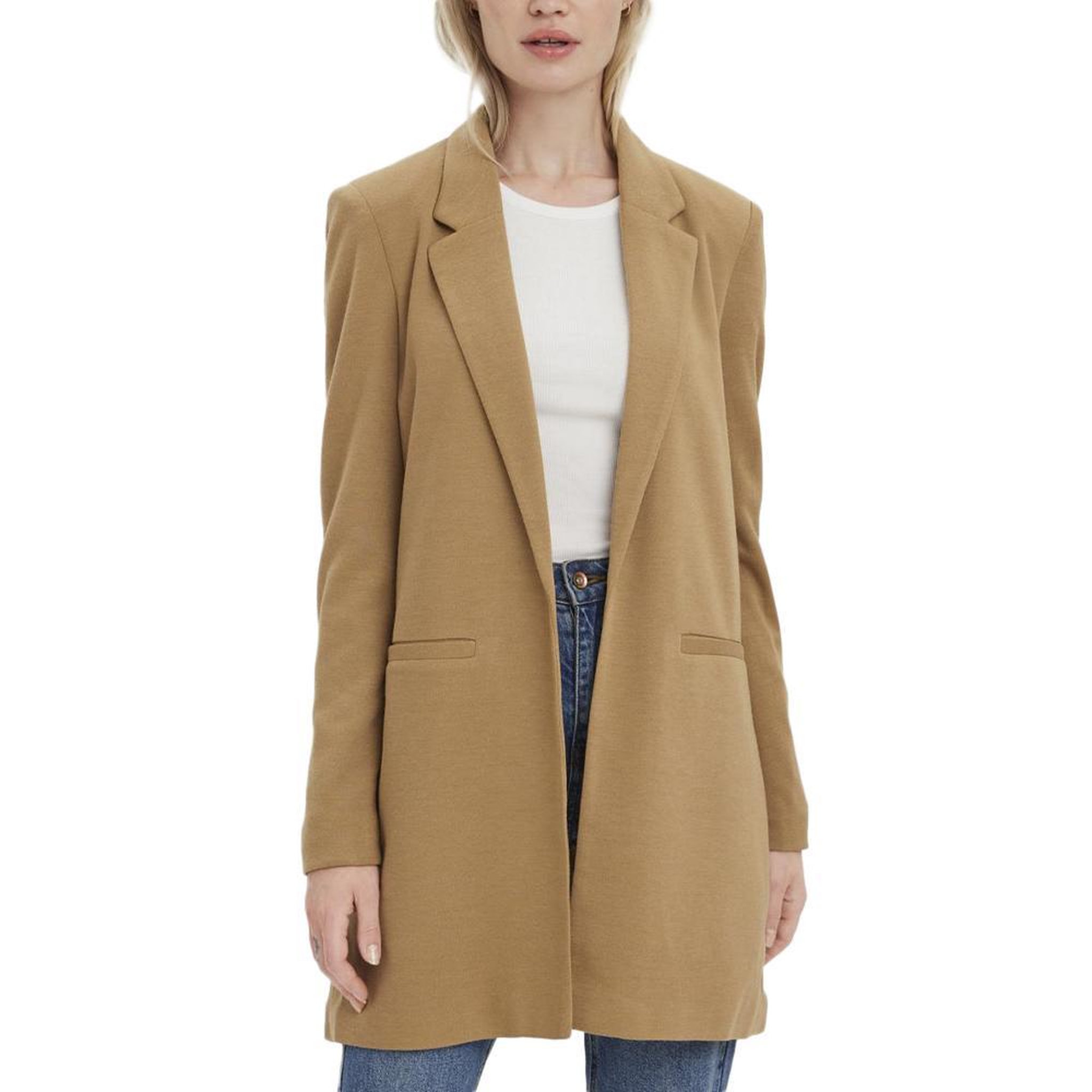 Voir la diapositive 1 : Vero Moda Blazer Camel Femme Vero Moda Verina