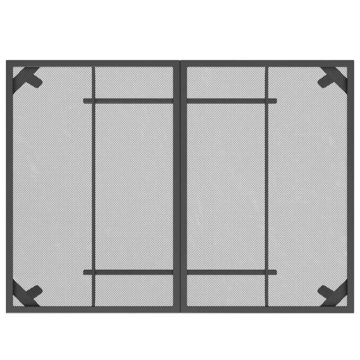 VIDAXL Table de jardin anthracite 110x80x72 cm Treillis d'acier