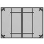 Voir la diapositive 5 : VIDAXL Table de jardin anthracite 110x80x72 cm Treillis d'acier