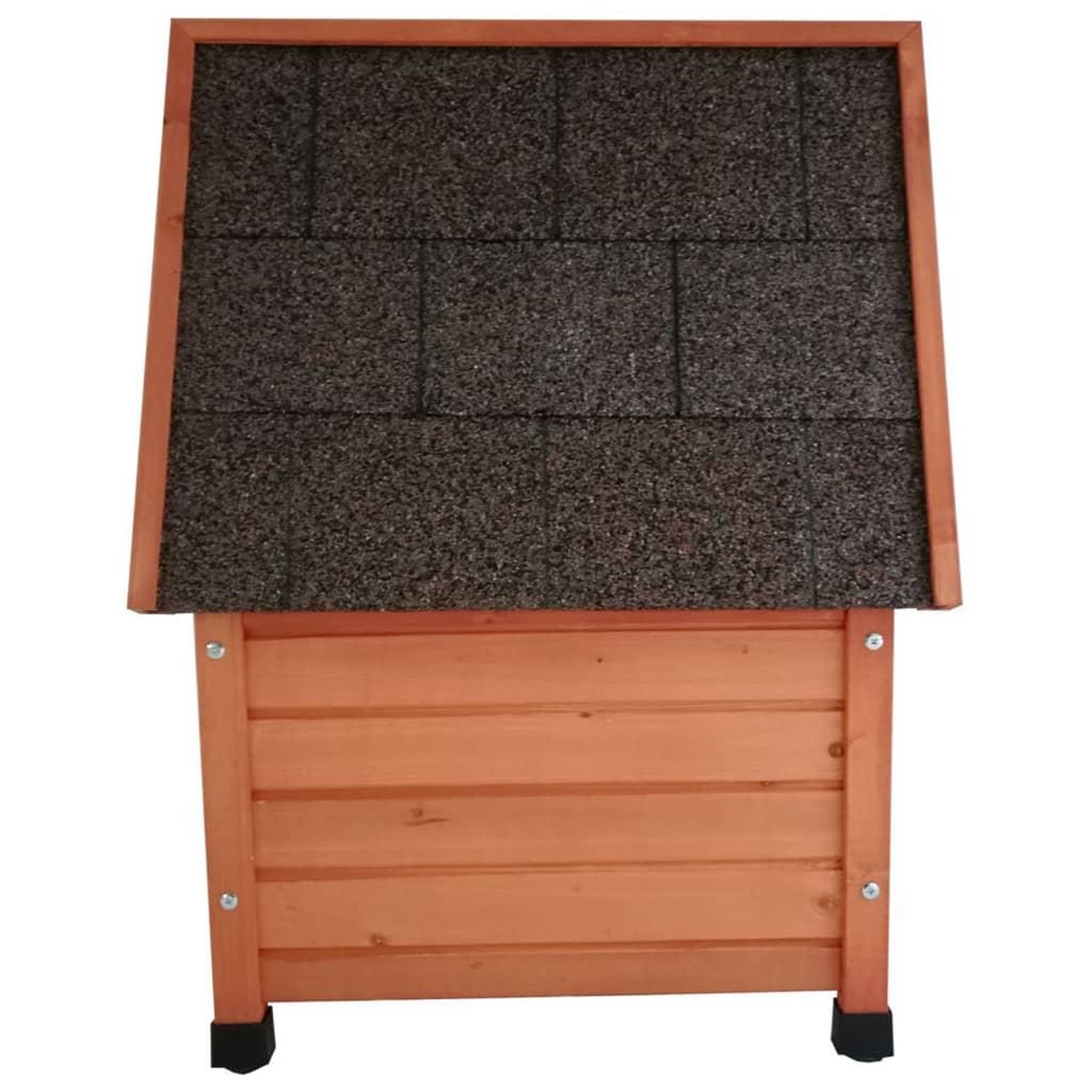 Voir la diapositive 4 : @Pet @Pet Maison pour chat d'exterieur XL 68,5x54x51,5 cm bois marron