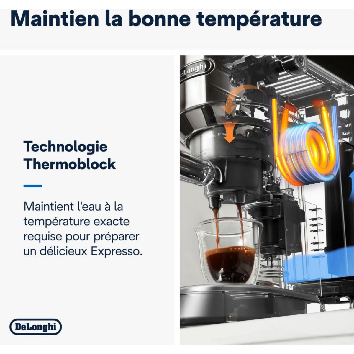 DELONGHI Machine à expresso Dedica EC685.M inox