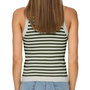 Voir la diapositive 2 : JACQUELINE DE YONG Top à Rayures Kaki/Ecru Femme JDY Aya