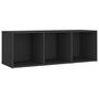 Voir la diapositive 4 : VIDAXL Ensemble de meubles TV 3 pcs Gris Bois d'ingenierie