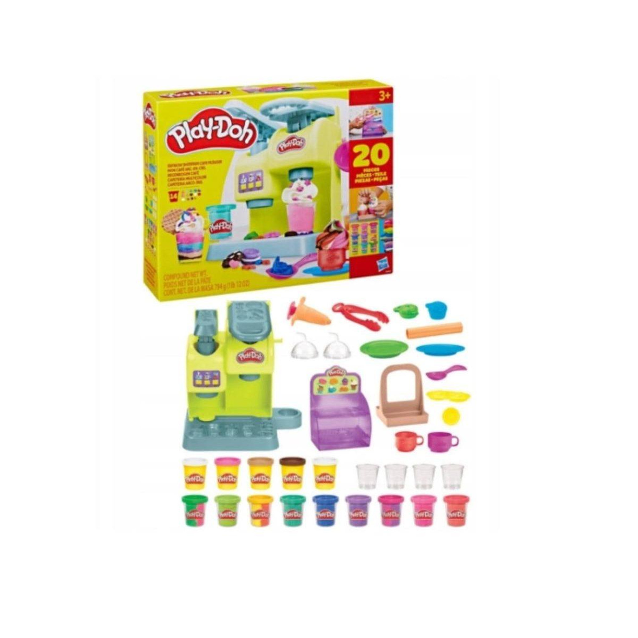 HASBRO Pâte à modeler play-doh  g0447 - le café arc-en-ciel
