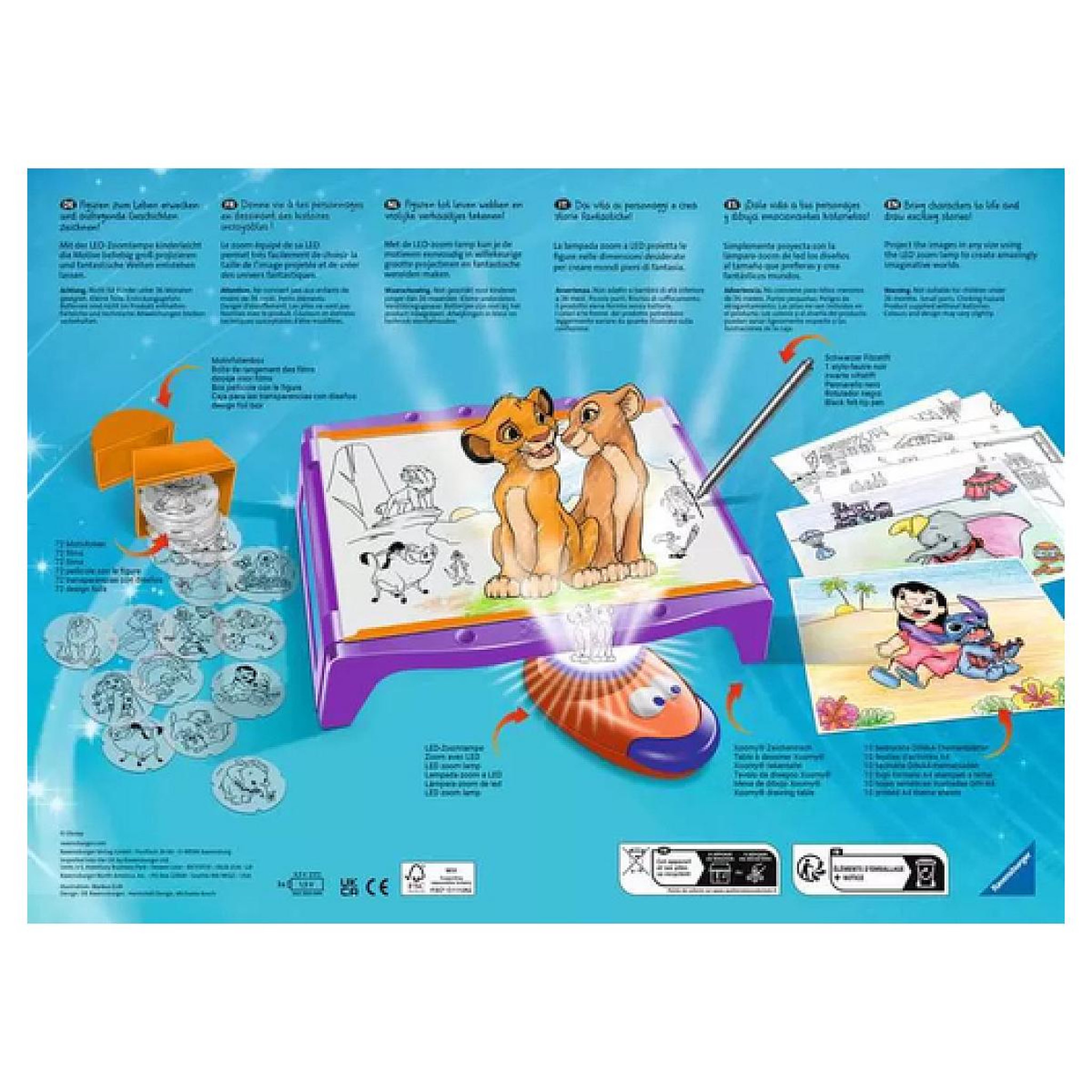 Voir la diapositive 2 : RAVENSBURGER Xoomy Disney - Dessine tes Disney préférés