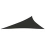 VIDAXL Voile de parasol Tissu Oxford triangulaire 4x5x6,4 m Anthracite
