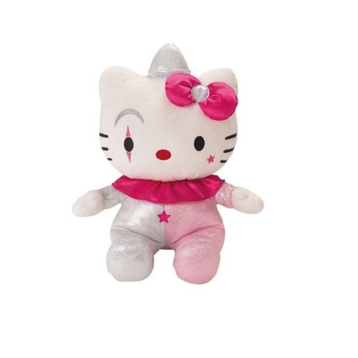 JEMINI Peluche Hello Kitty clown 40cm pas cher Auchan