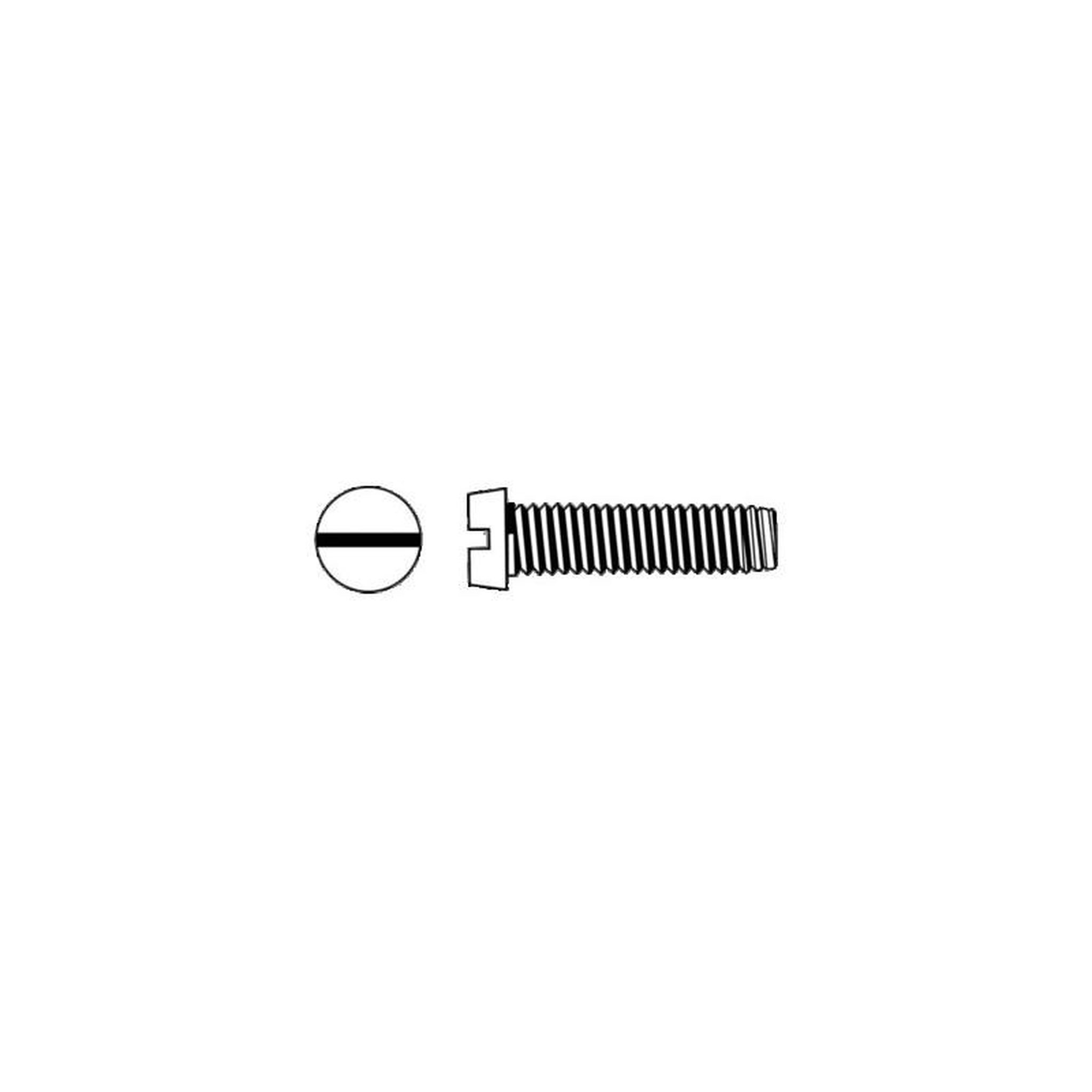 Voir la diapositive 2 : ULTIMA VISSER FIXER COLLER Vis à métaux tête cylindrique fendue acier zingué 4.8 DIN 84 3X8 boîte de 500 GFD 512019