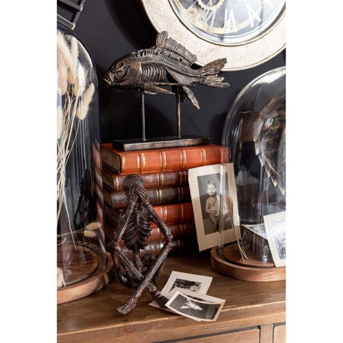 Paris Prix 3 Livres Déco  Adam  20cm Marron