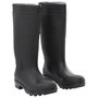 Voir la diapositive 1 : VIDAXL Bottes de pluie noir taille 40 PVC
