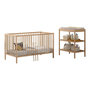 Voir la diapositive 2 : Paris Prix Pack - Lit Bébé & Table à Langer  Dino  70x140cm Naturel