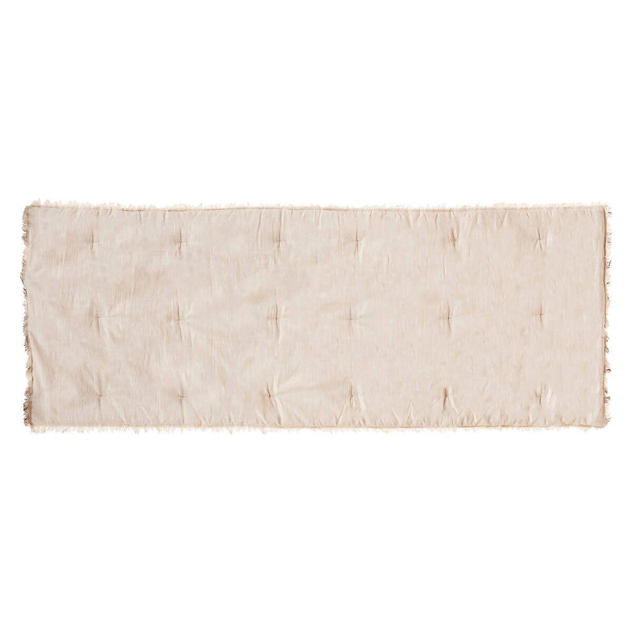 ATMOSPHERA Matelas de sol déco  rivi  60x180cm ivoire