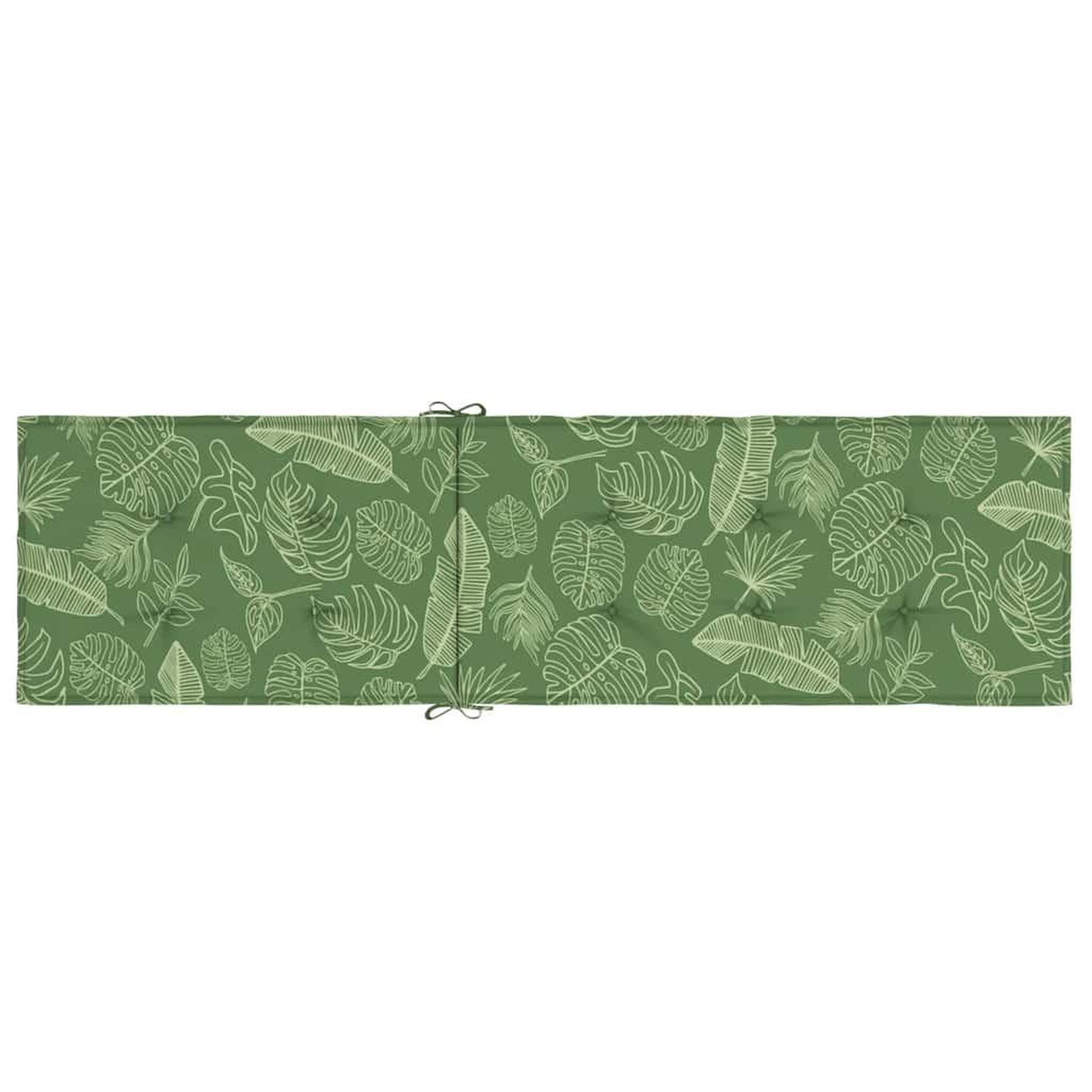 Voir la diapositive 5 : VIDAXL Coussin de chaise longue motif de feuilles tissu oxford