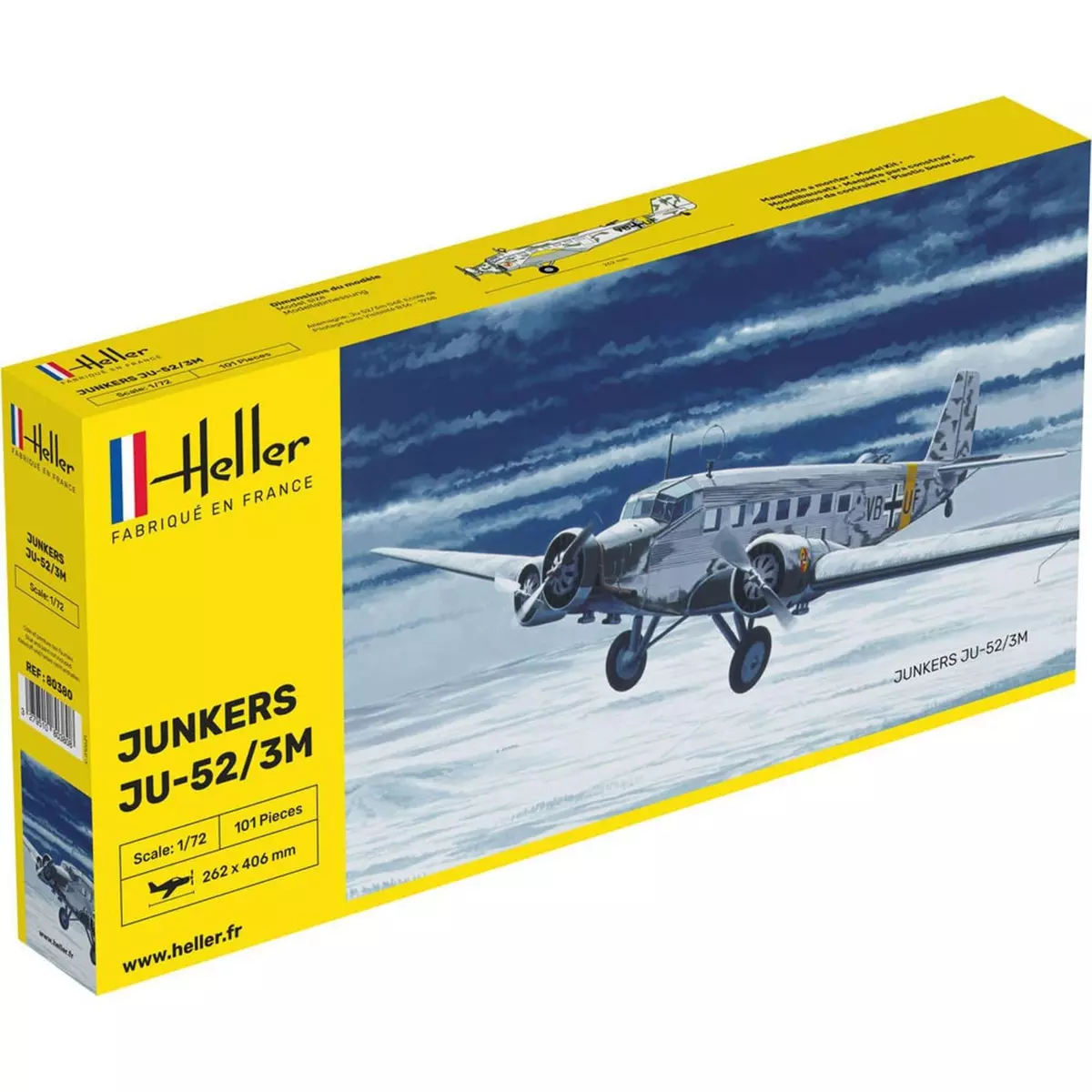Heller Maquette avion : Junkers JU 52