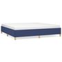 Voir la diapositive 2 : VIDAXL Cadre de lit sans matelas bleu 200x200 cm tissu