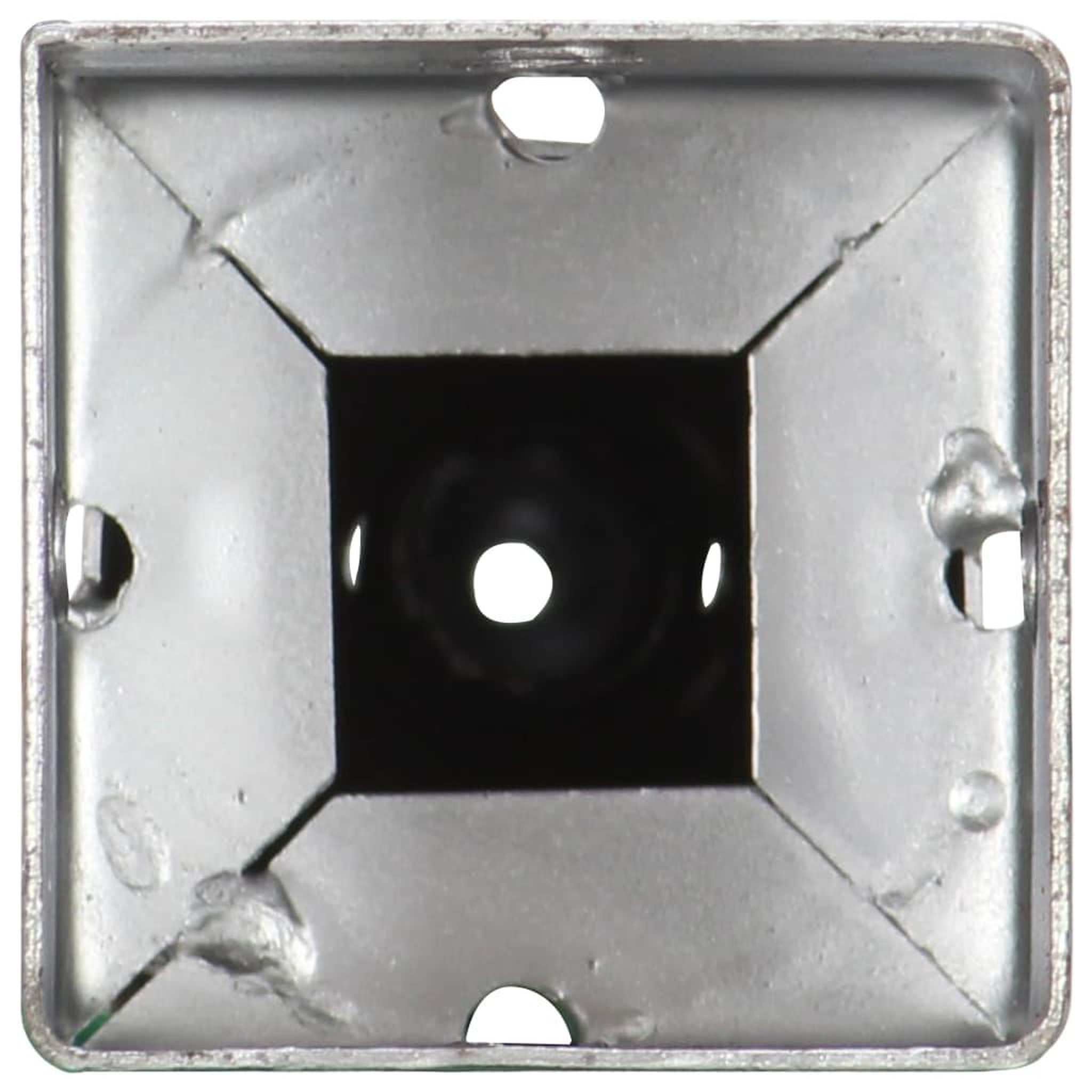 Voir la diapositive 5 : VIDAXL Piquets au sol 2 pcs Argente 10x10x57 cm Acier galvanise