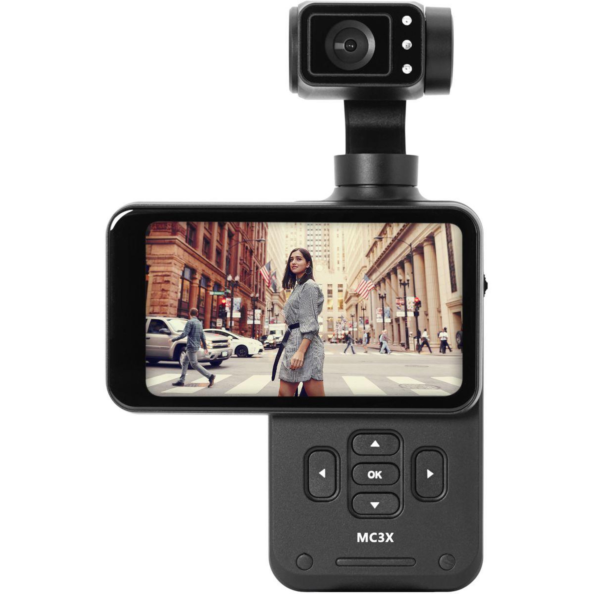 Voir la diapositive 2 : Agfa Caméra sport Gimbal 4K Realimove MC3X