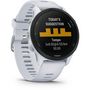 Voir la diapositive 3 : GARMIN Montre sport Forerunner 255 Music Whiitestone