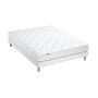 Voir la diapositive 1 : IDLITERIE Ensemble matelas 100% latex 3 zones et sommier Essentiel - qualité française