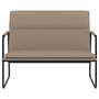 Voir la diapositive 3 : VIDAXL Banc Cappuccino 100x64x80 cm Similicuir
