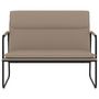 Voir la diapositive 3 : VIDAXL Banc Cappuccino 100x64x80 cm Similicuir