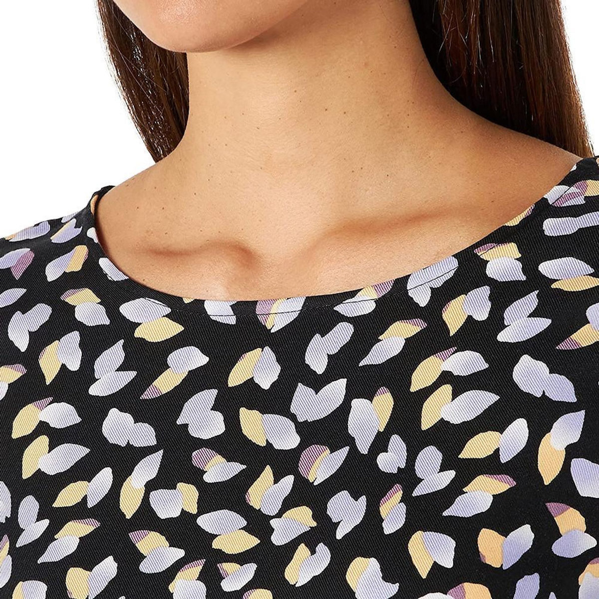 Vila Robe Noir à motif Femme Vila Vivish