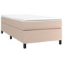 Voir la diapositive 3 : VIDAXL Cadre de lit sans matelas cappuccino 100x200 cm similicuir