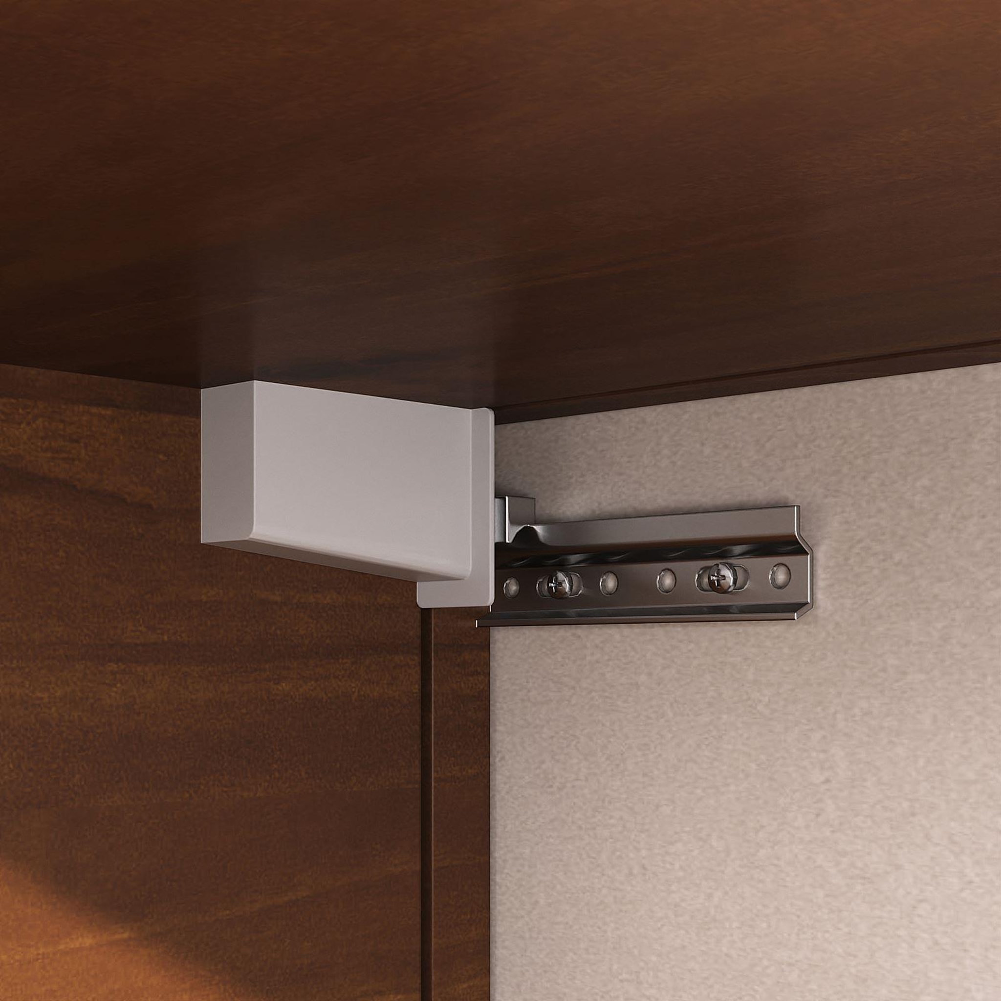Voir la diapositive 6 : IDIMEX Meuble tv suspendu tecca l 180 cm 3 portes en bois massif