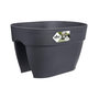Voir la diapositive 2 : ELHO Balconnière Elho Vibia Campana Flower Bridge anthracite - Longueur 40 cm