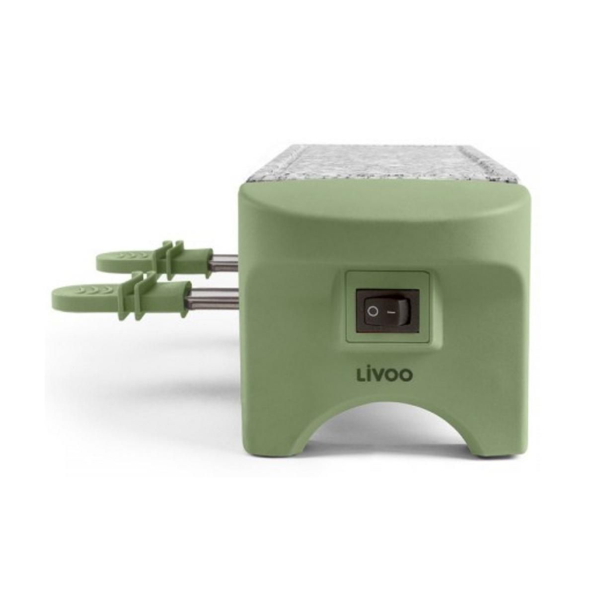 LIVOO Appareil à raclette à 2 personnes 350w - DOC156VE