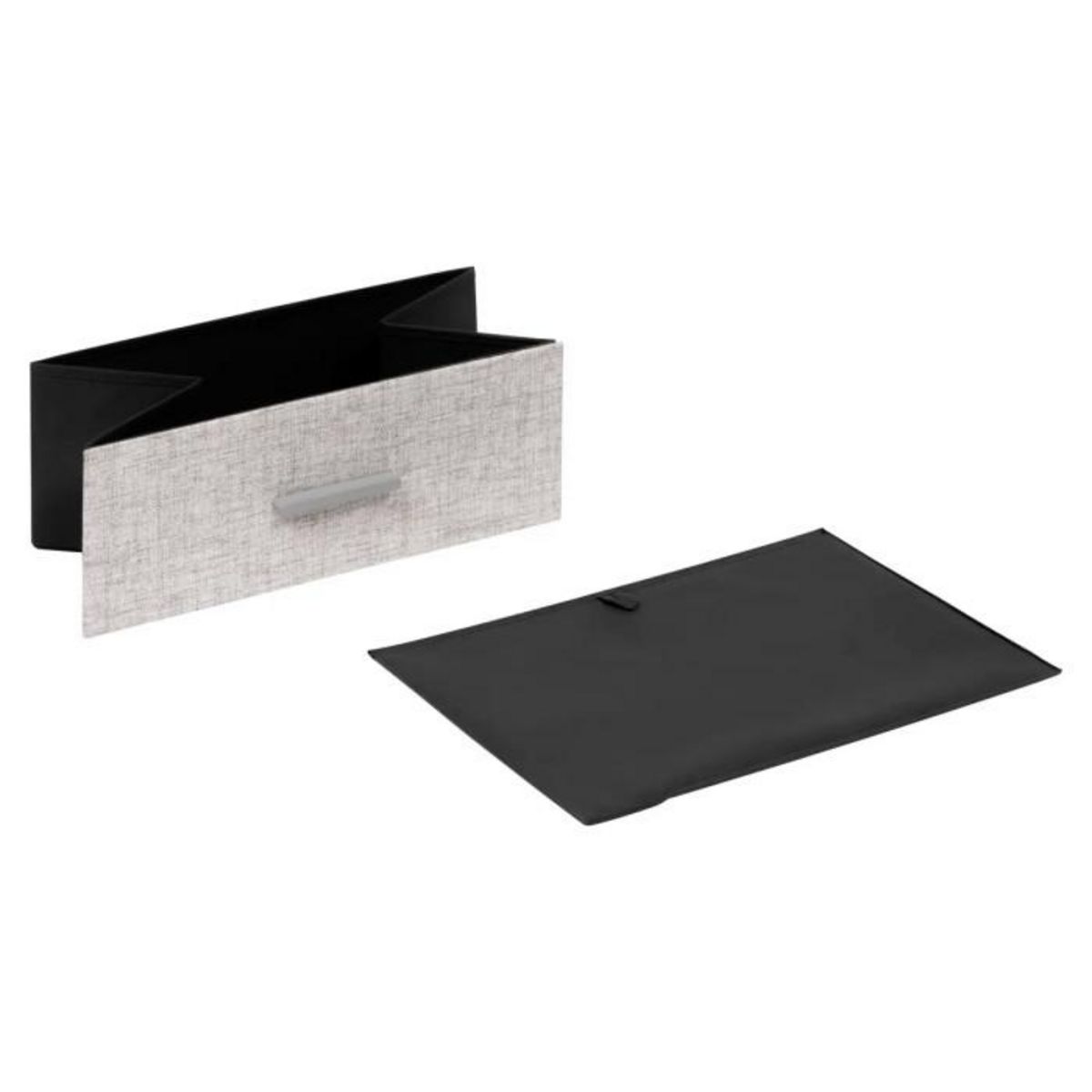 FIVE Commode 6 Tiroirs Paniers  Granite  104cm Gris