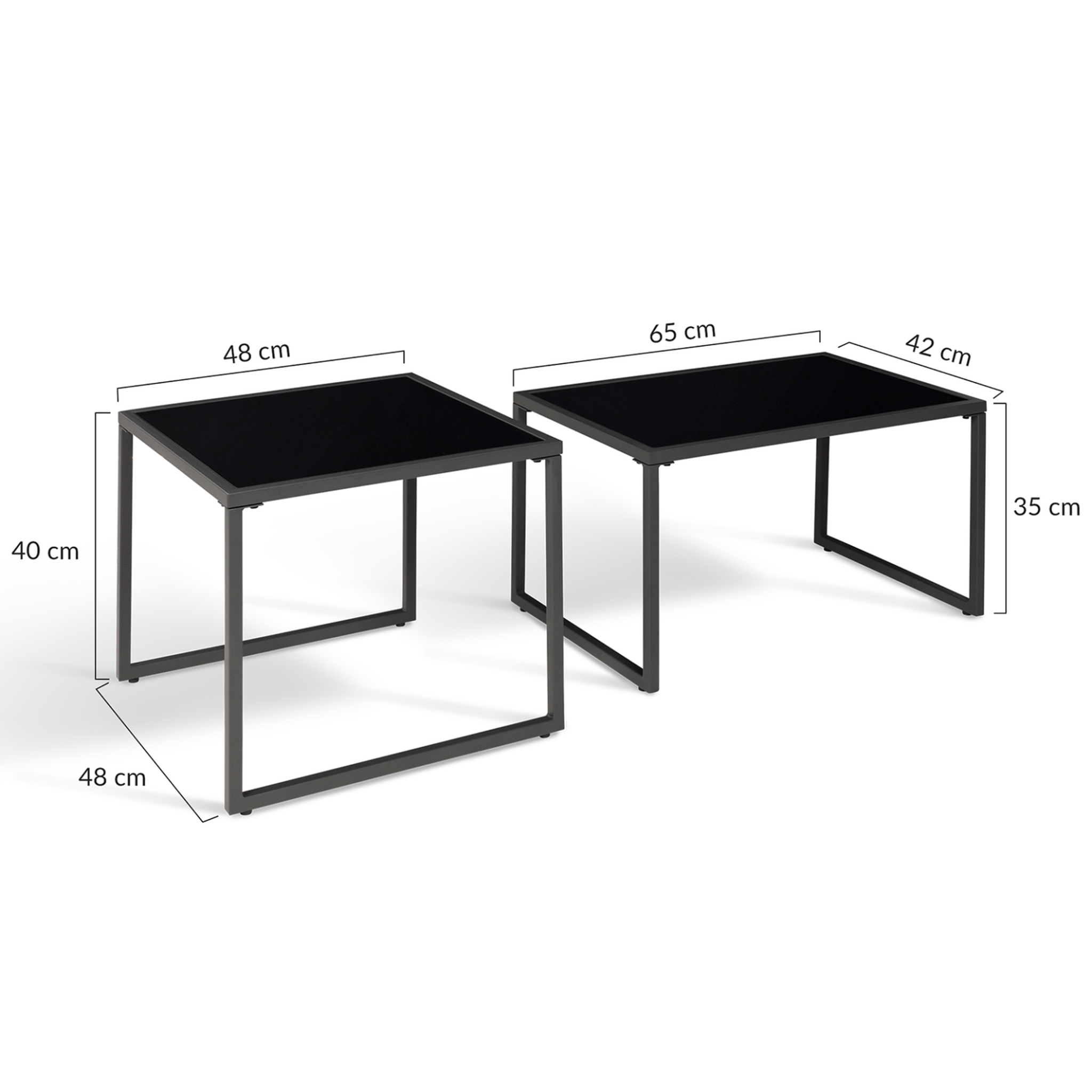Voir la diapositive 5 : ID MARKET Salon de jardin bas nairobi 8 places salon d'angle en acier gris anthracite