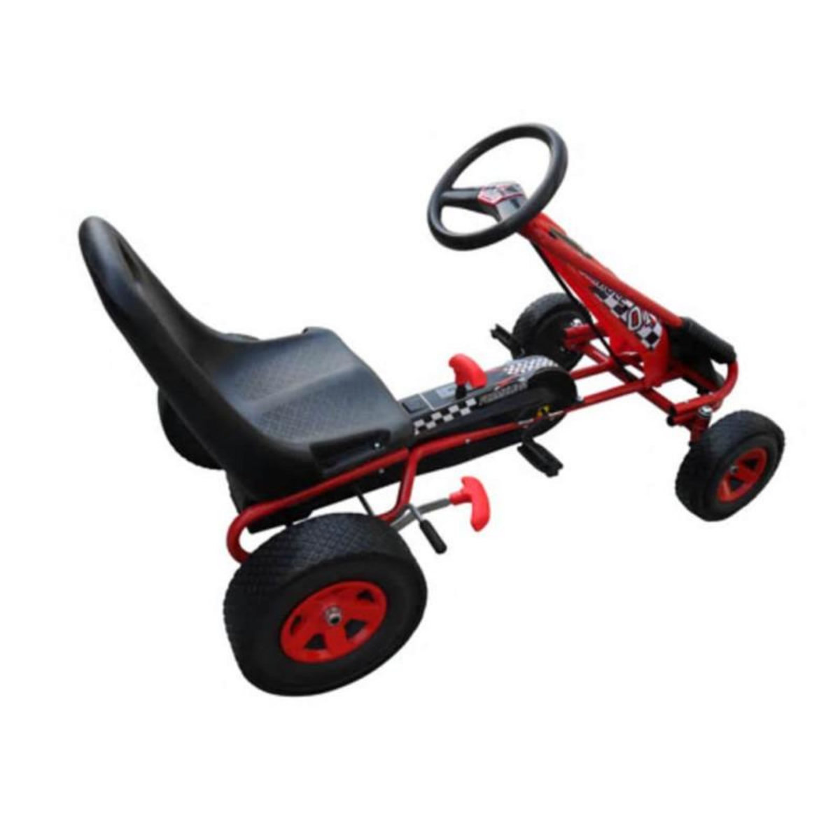 VIDAXL Kart à pédales pour enfants Rouge