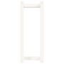 Voir la diapositive 5 : VIDAXL Porte-serviette Blanc 23x18x60 cm Bois de pin massif