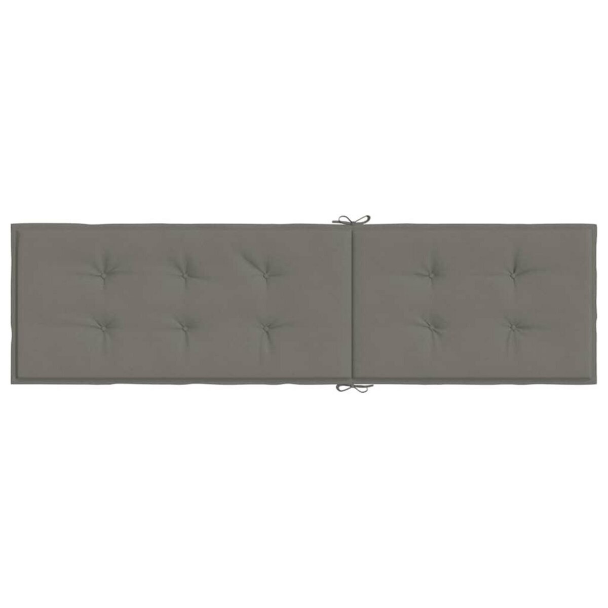 VIDAXL Coussin de chaise longue gris fonce melange (75+105)x50x3 cm