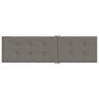 Voir la diapositive 5 : VIDAXL Coussin de chaise longue gris fonce melange (75+105)x50x3 cm