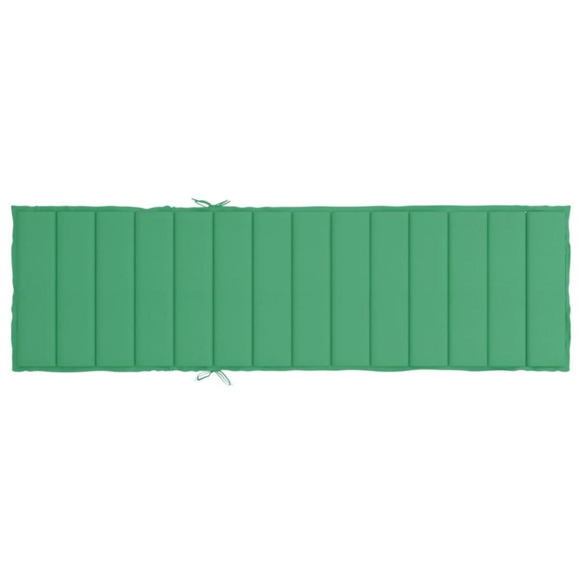 VIDAXL Coussin de chaise longue vert 200x60x3 cm tissu oxford